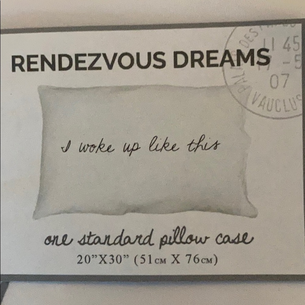 I Woke up like this New Standard Pillow case